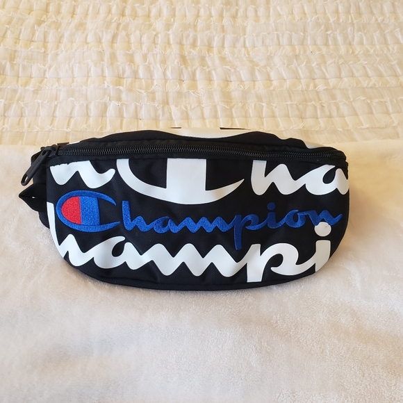 white fanny pack champion